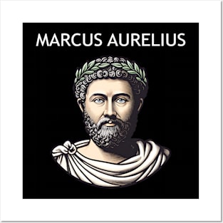 Marcus Aurelius Roman Emperor Stoic Philosopher Posters and Art